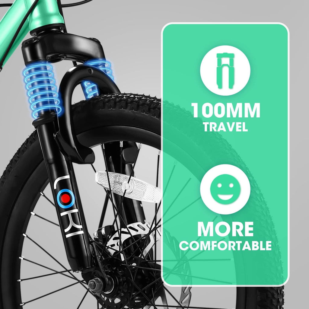 Ambifirner 20" City Bike with Adjustable Saddle & Kickstand Steel Frame