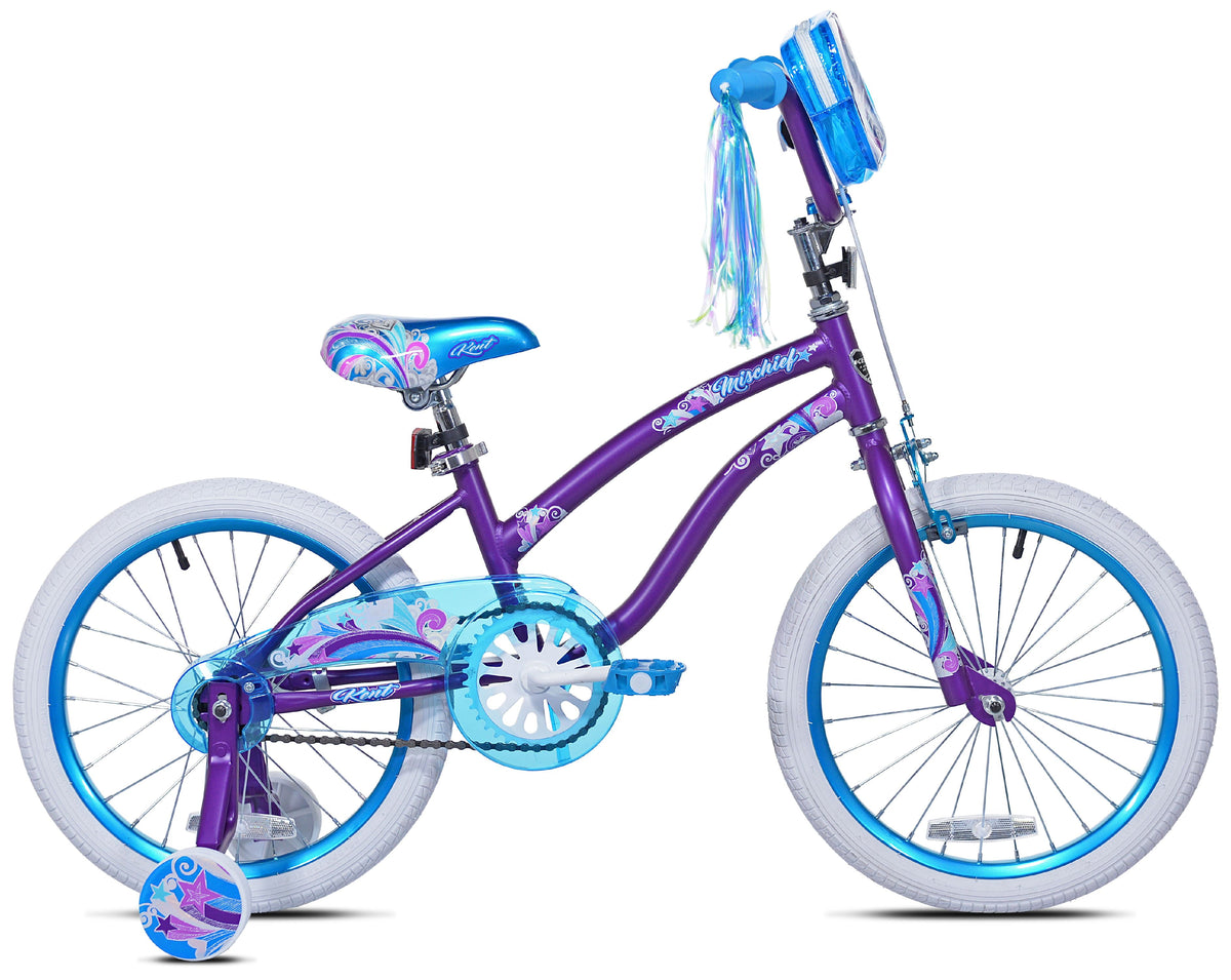 18" Kent Mischief Bike, Fits Rider 3'2"-4'2", Pink/Blue, Child, Unisex