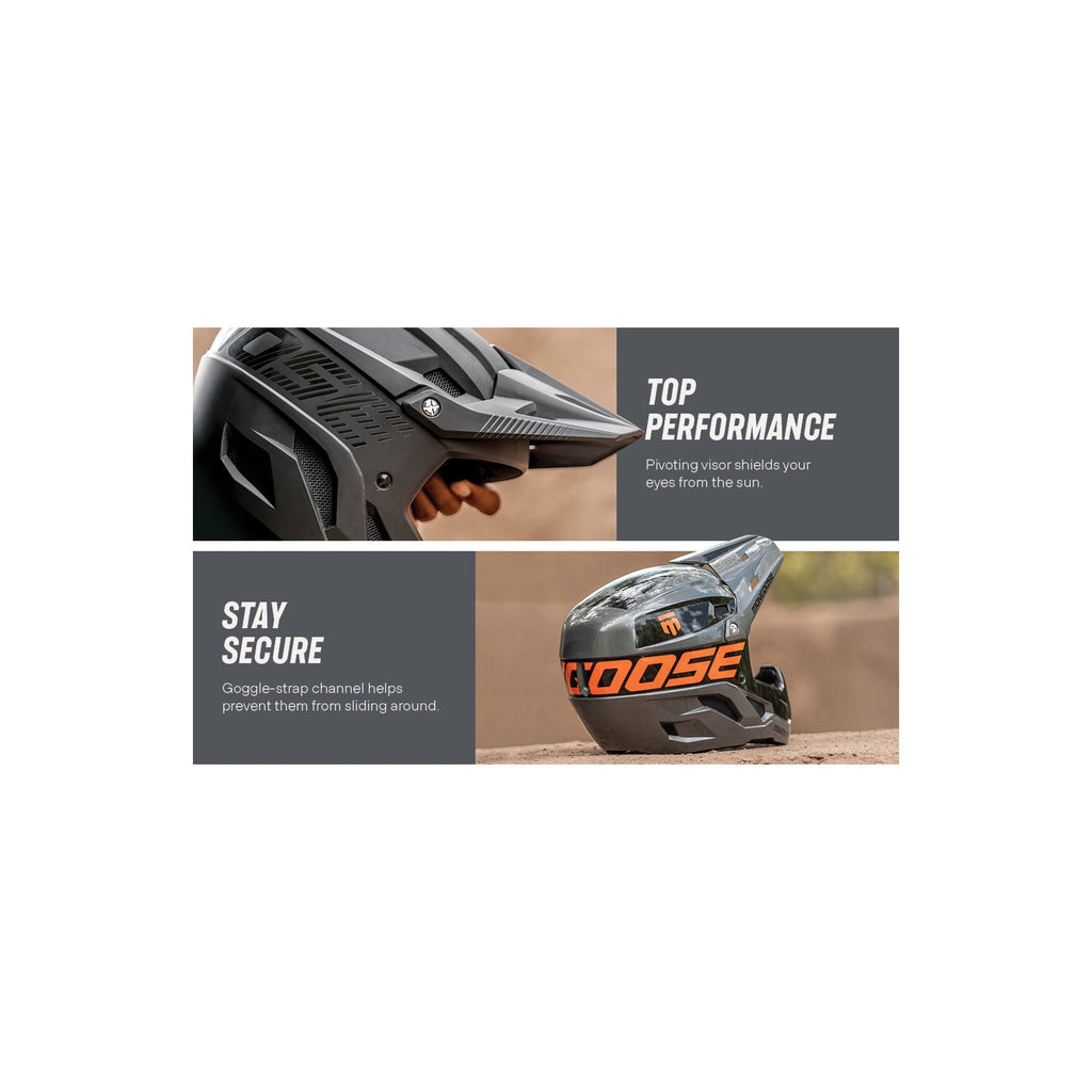 Mongoose Title Full Face Helmet, Extra Small, Matte Black