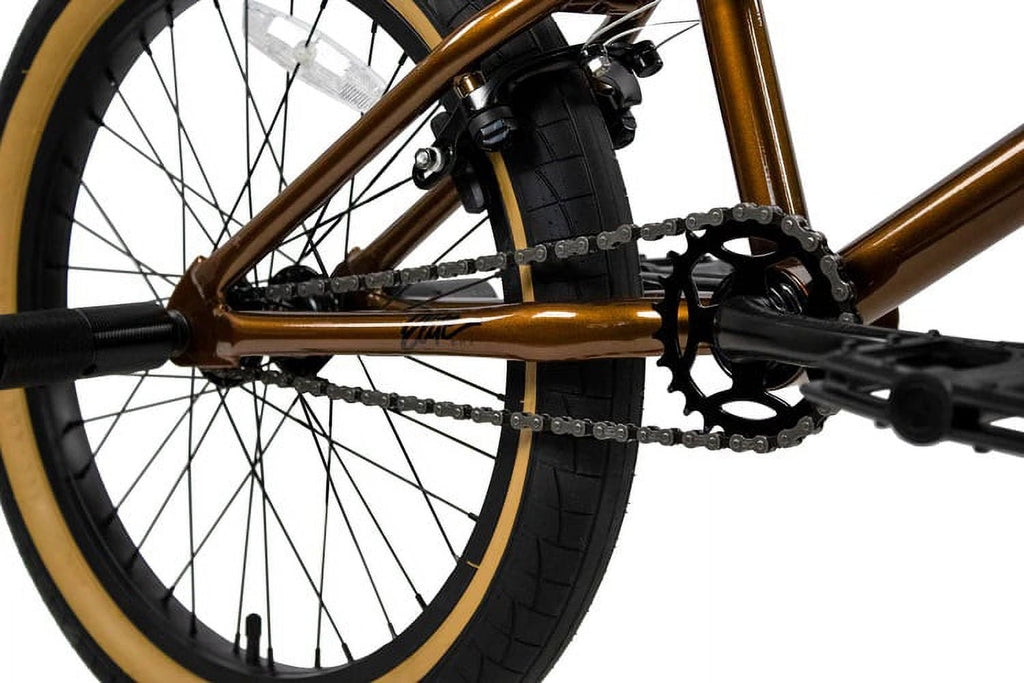 Elite BMX Bicycle 20” Freestyle Bike - Stealth Black Ideal for Ages 7 to 18 Years