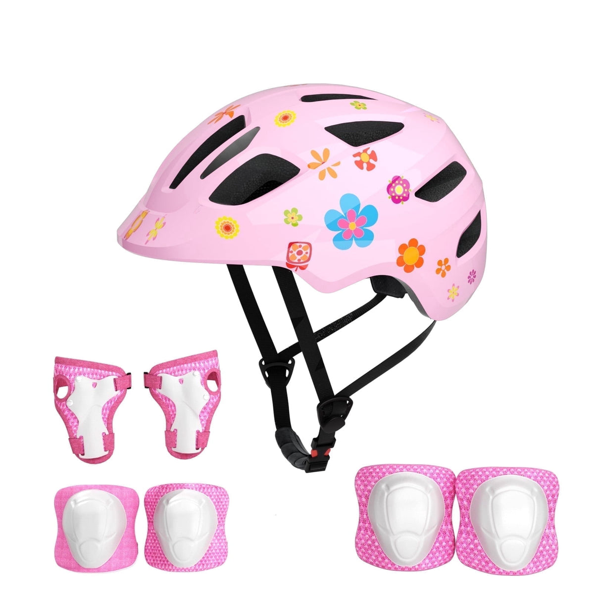 KORIMEFA Kids Bike Helmet Toddler Bicycles Helmets, Multi-Sport Protective Gear Set for 3-5-8-14 Years Boys Girls with Knee Elbow Pads Wrist Guards for Cycling,Skateboarding,Skating Scooter