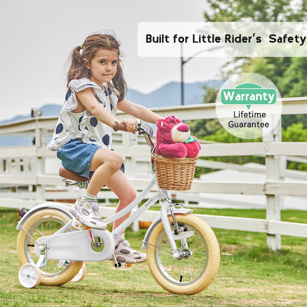 Glerc Little Molly 20 inch Kids Girls Bike for 7-13 Years Old Child,gifts, Mint Green