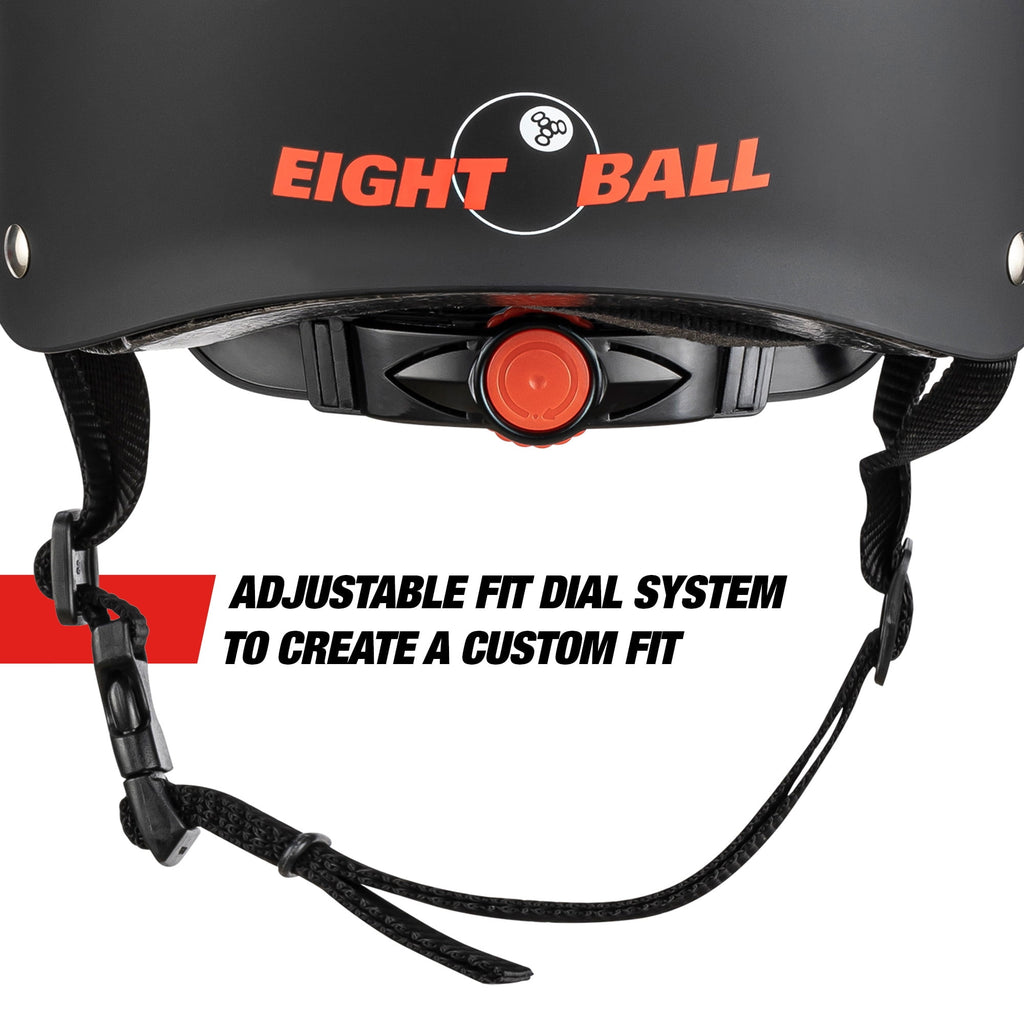 Eight Ball New Dual Certified Child Park Skateboarding and Bike Helmet, Youth 8+