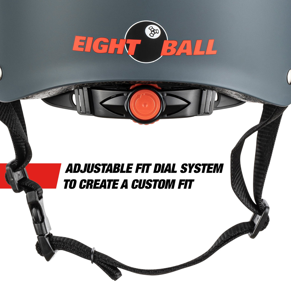 Eight Ball New Dual Certified Child Park Skateboarding and Bike Helmet, Youth 8+
