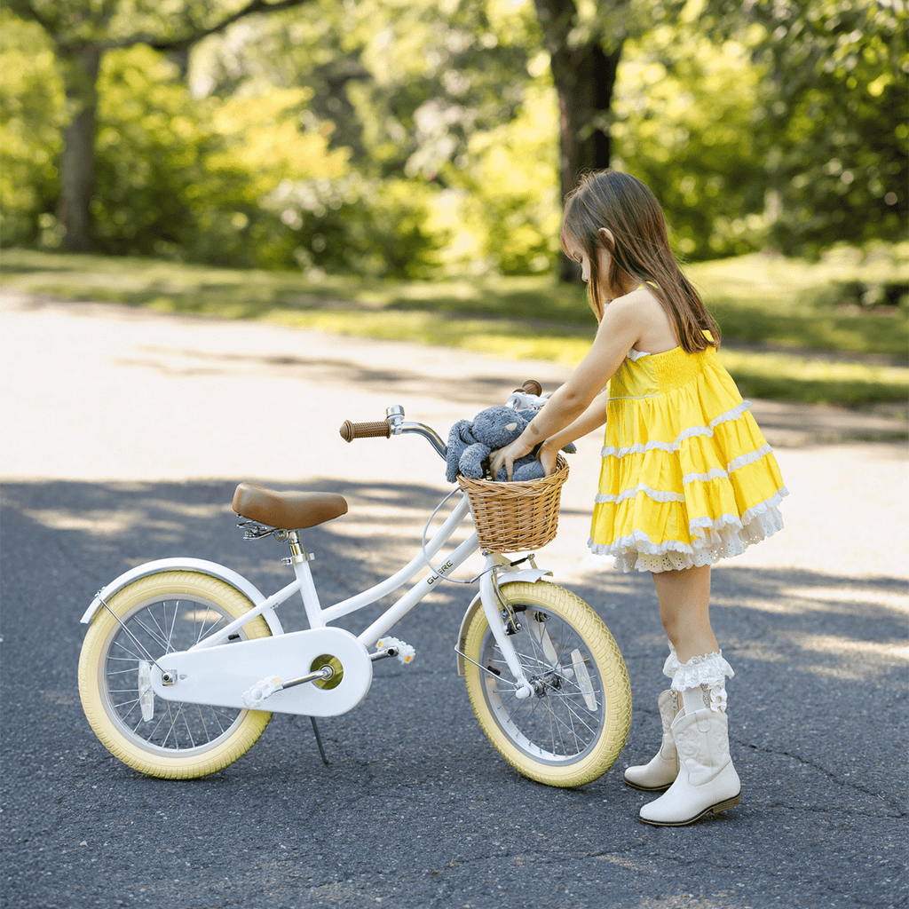 Glerc Little Molly 20 inch Kids Girls Bike for 7-13 Years Old Child,gifts, Mint Green