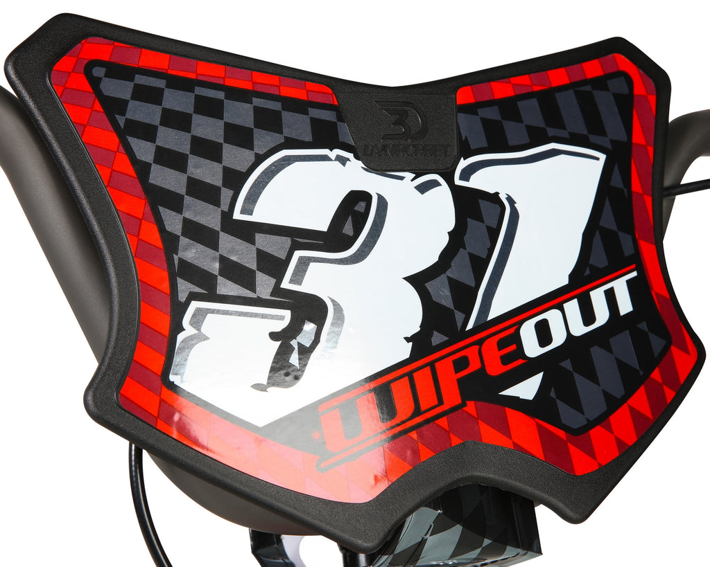 Dynacraft Wipeout Boys 20" BMX Bike, Red, For Kids Age 7-14 Years