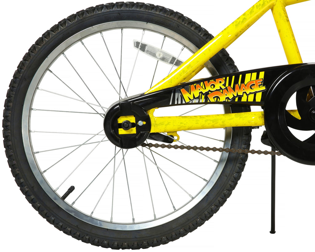 Dynacraft Magna Major Damage Kids 16" Bike with Removable Training Wheels