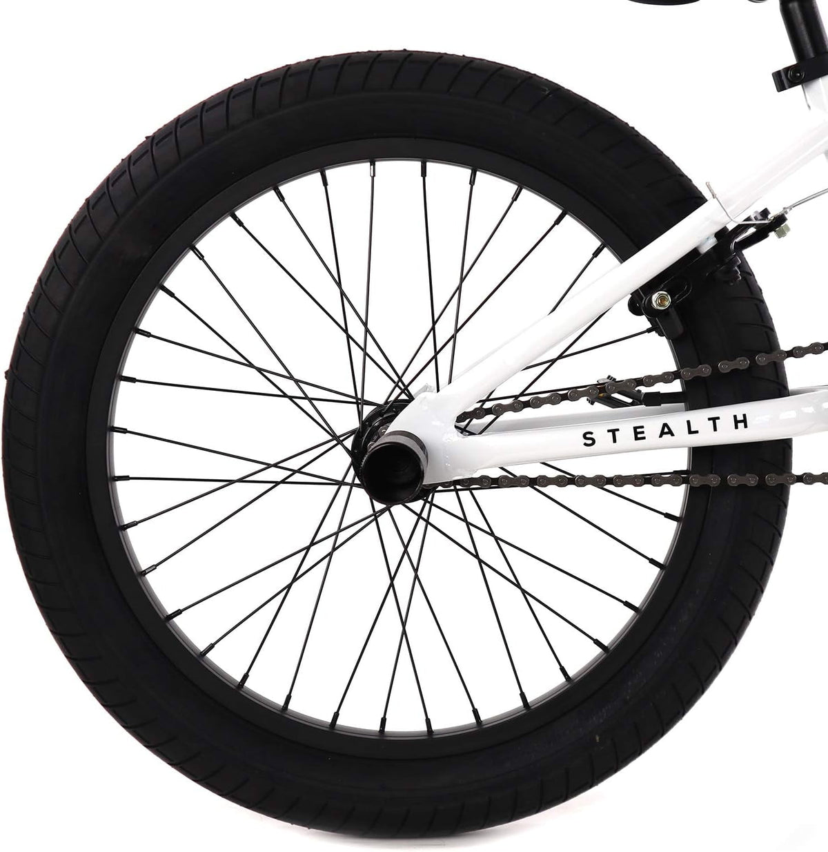 Elite BMX Bicycle 20” Freestyle Bike - Stealth Black Ideal for Ages 7 to 18 Years