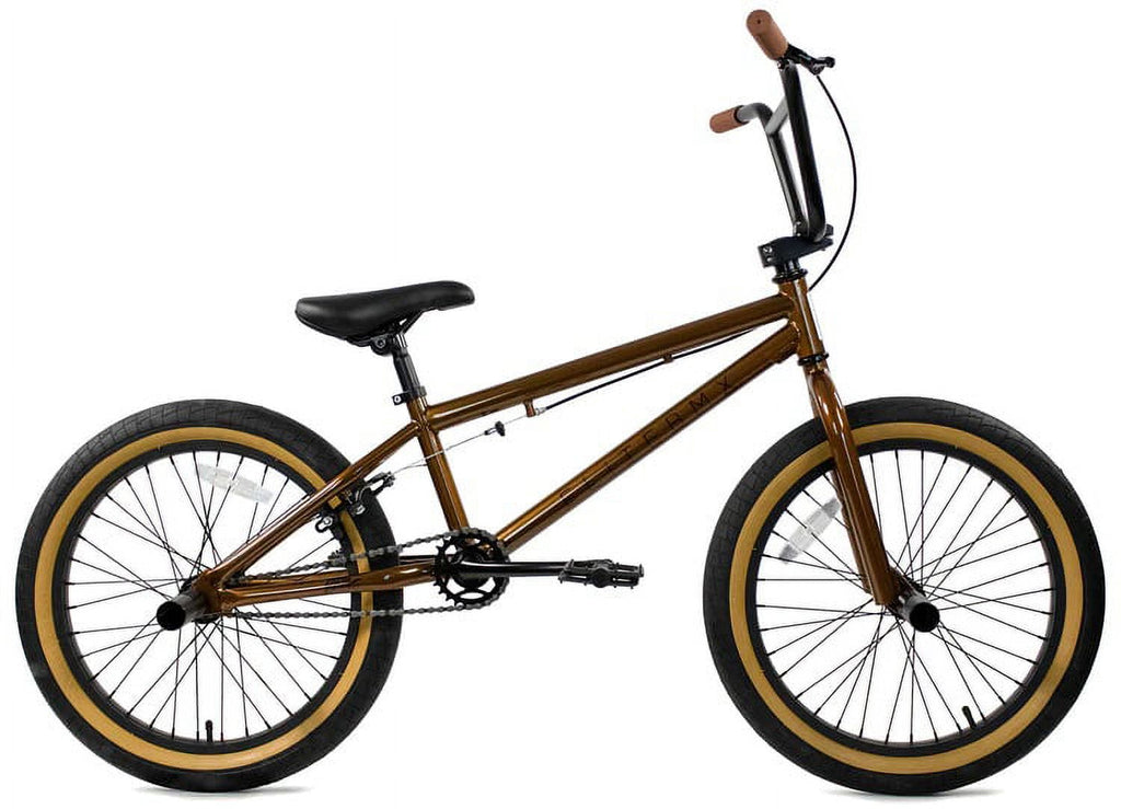 Elite BMX Bicycle 20” Freestyle Bike - Stealth Black Ideal for Ages 7 to 18 Years