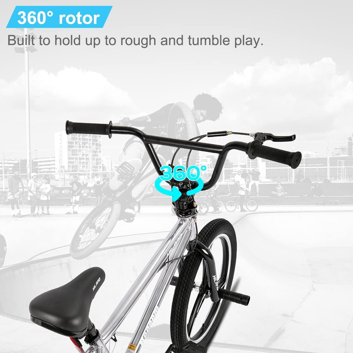 Hiland 20 Inch Boys' or Girls' BMX Bike, Kids' Bicycle