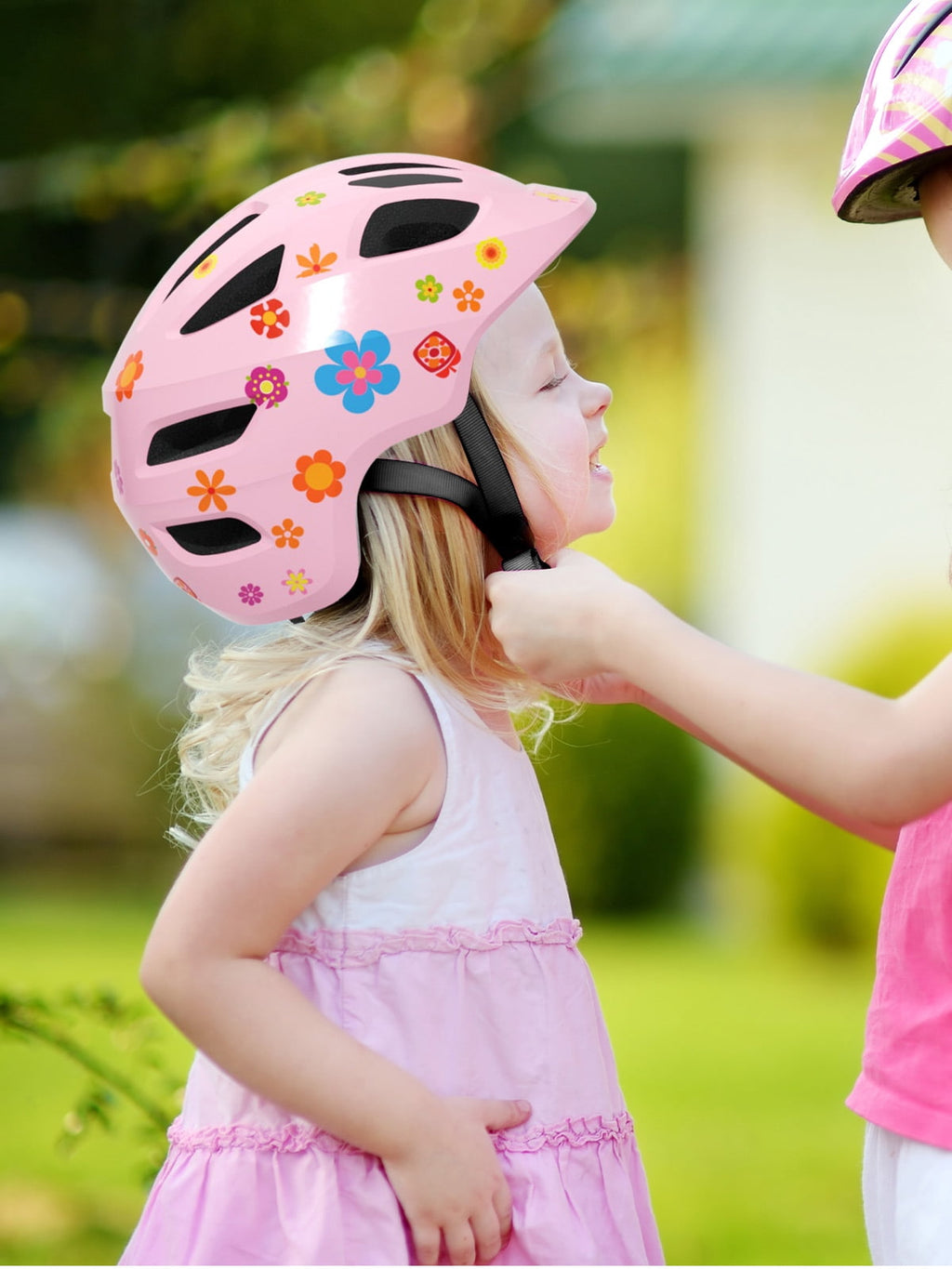 KORIMEFA Kids Bike Helmet Toddler Bicycles Helmets, Multi-Sport Protective Gear Set for 3-5-8-14 Years Boys Girls with Knee Elbow Pads Wrist Guards for Cycling,Skateboarding,Skating Scooter