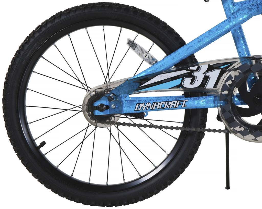 Dynacraft Wipeout Boys 20" BMX Bike, Red, For Kids Age 7-14 Years