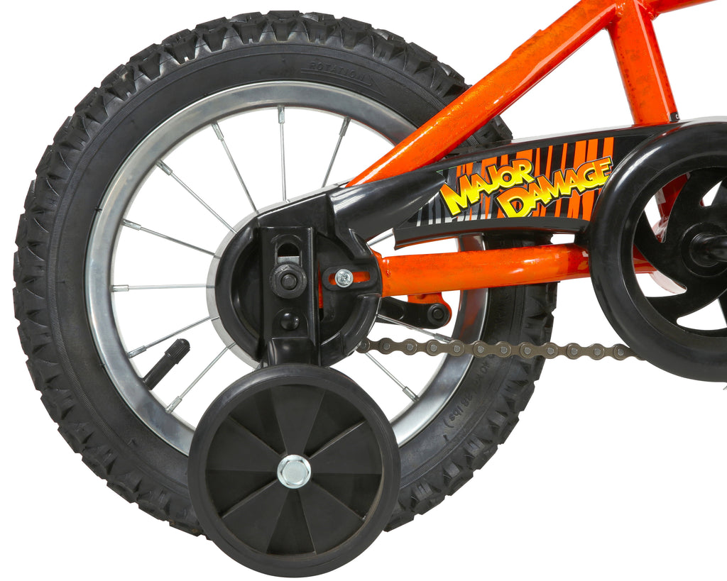Dynacraft Magna Major Damage Kids 16" Bike with Removable Training Wheels