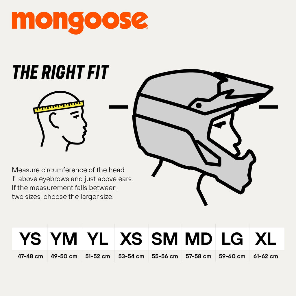 Mongoose Title Full Face Helmet, Extra Small, Matte Black