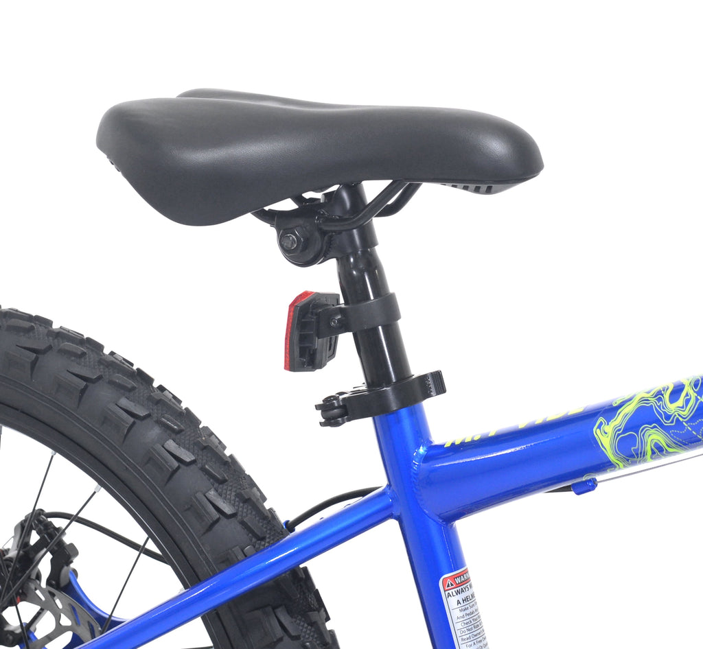 Ozark Trail 20 in Mountain Bicycle, 7-Speed, Small frame, Fits Riders 3 ft 11 in-4 ft 4 in, Child, Unisex, Blue