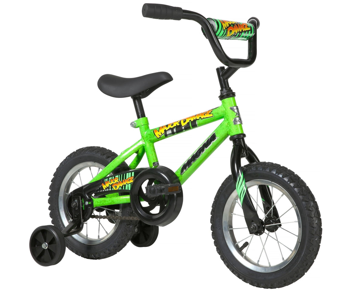 Dynacraft Magna Major Damage Kids 16" Bike with Removable Training Wheels