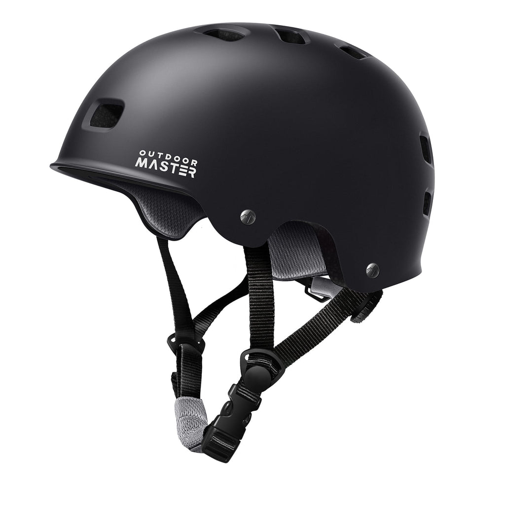 OutdoorMaster Skateboard Cycling Helmet - Two Removable Liners Ventilation Multi-Sport Scooter Roller Skate Inline Skating Rollerblading for Kids, Youth & Adults