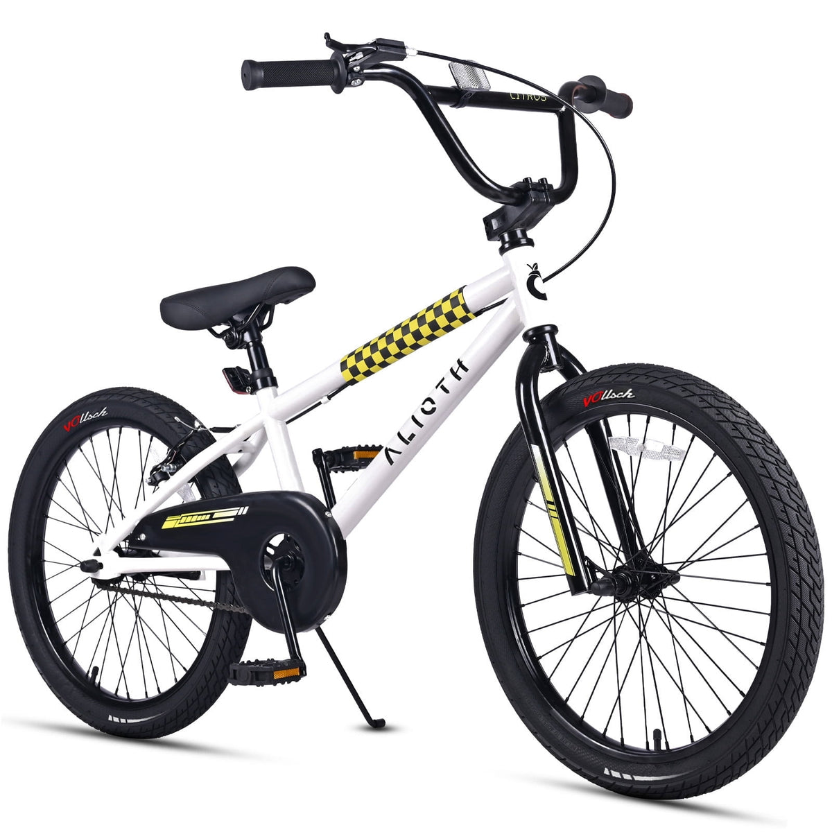 Vollsch BMX Style Kids Bike for 2-8 Years Old Boys Girls 16 Inches Toddlers Bicycle with Coaster Brake Training Wheels, Black