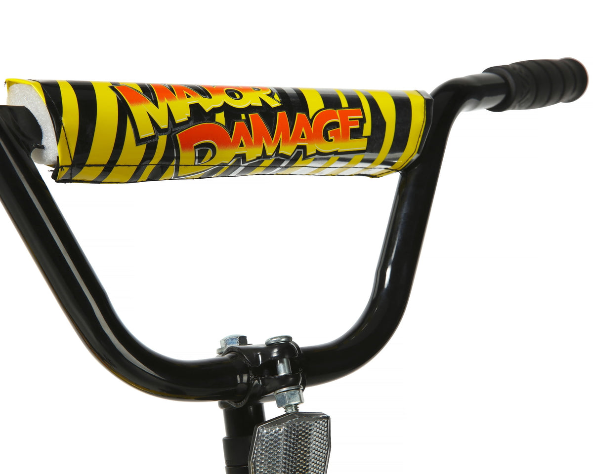 Dynacraft Magna Major Damage Kids 16" Bike with Removable Training Wheels