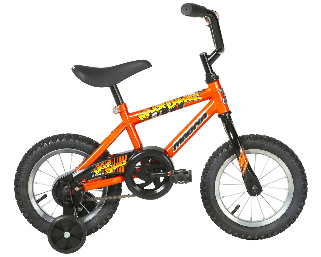 Dynacraft Magna Major Damage Kids 16" Bike with Removable Training Wheels