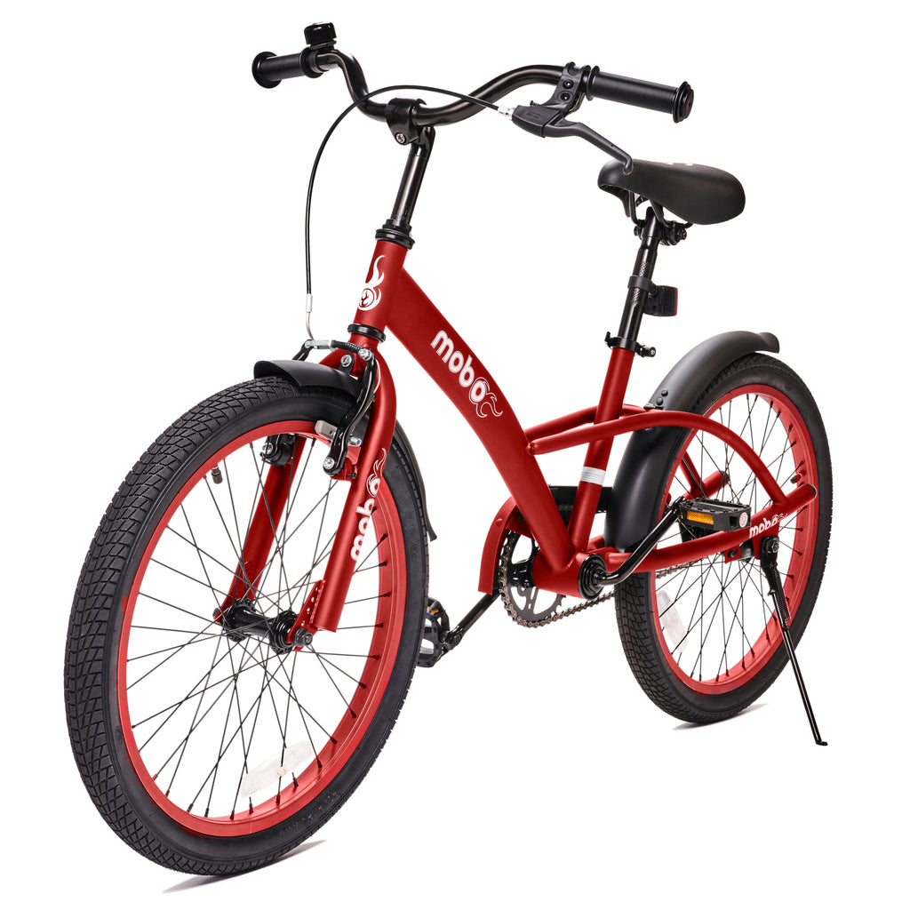 Mobo Malibu Kids Bike. 20-inch Bicycle for Boys and Girls, Ages 6-10 Years, Black