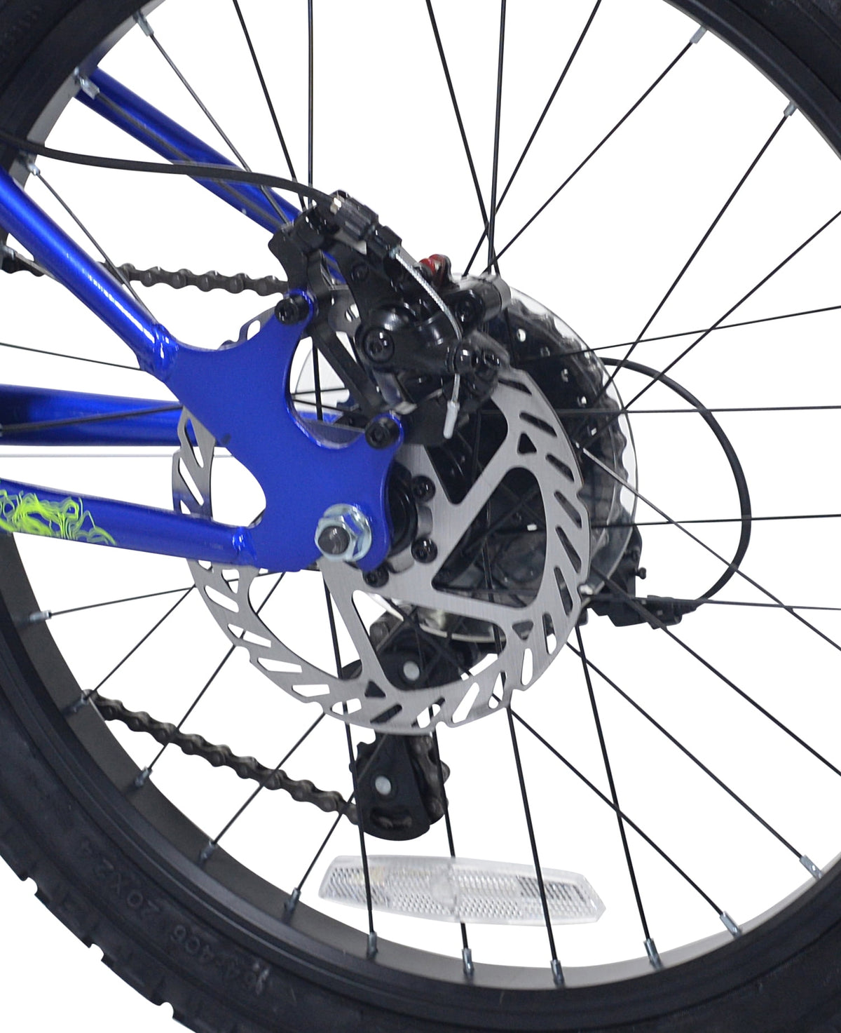 Ozark Trail 20 in Mountain Bicycle, 7-Speed, Small frame, Fits Riders 3 ft 11 in-4 ft 4 in, Child, Unisex, Blue