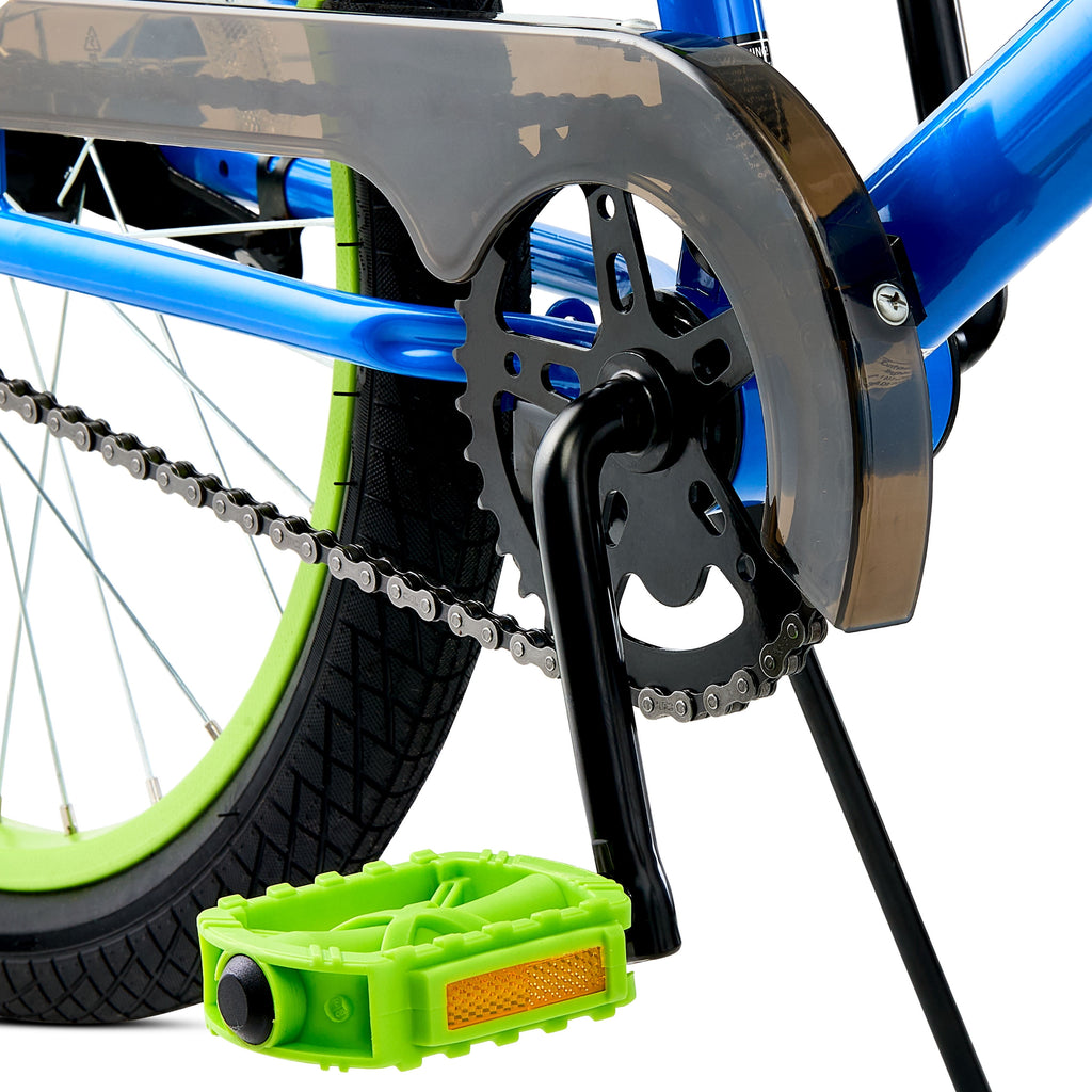 Concord Bikes 20 in Kids' Bike, Blue and Green, Fits Riders 44 in-56 in, Unisex