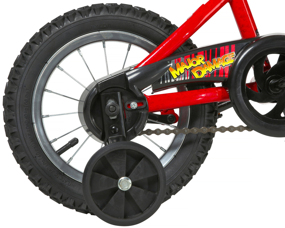 Dynacraft Magna Major Damage Kids 16" Bike with Removable Training Wheels