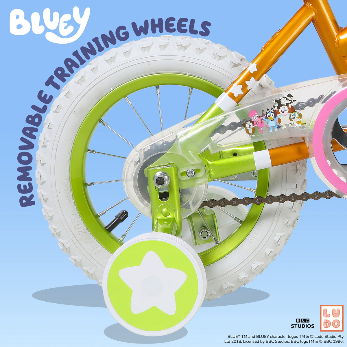 Dynacraft Bluey 12" Kids Bike - Vibrant Design, Sturdy Build, Easy Assembly - Ideal for Young Riders