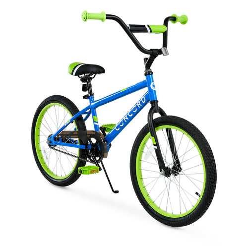 Concord Bikes 20 in Kids' Bike, Blue and Green, Fits Riders 44 in-56 in, Unisex
